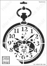 Schablone-Stencil A4 046-1326 Taschenuhr